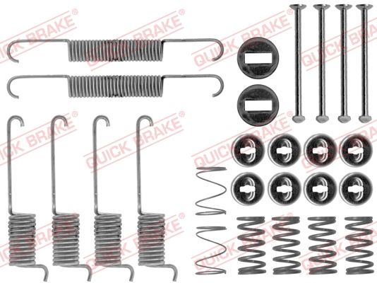 QUICK BRAKE 105-0715 Accessory Kit, brake shoes