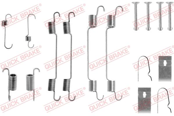 QUICK BRAKE 105-0722 Accessory Kit, brake shoes