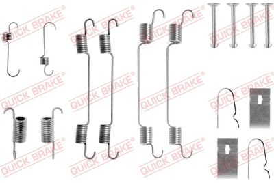 Accessory Kit, brake shoes QUICK BRAKE 105-0722