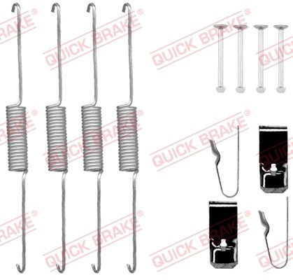 QUICK BRAKE 105-0725 Accessory Kit, brake shoes