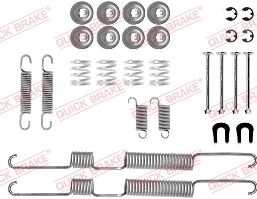 QUICK BRAKE 105-0730 Accessory Kit, brake shoes