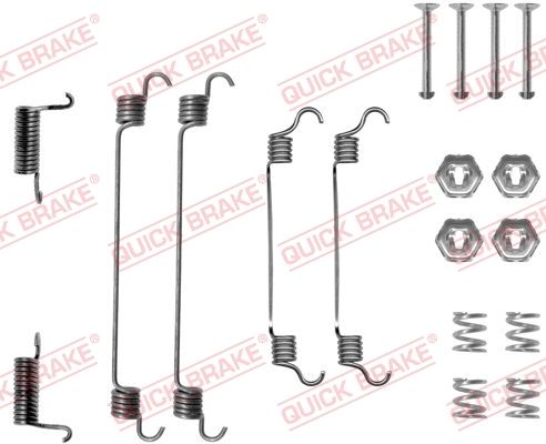 QUICK BRAKE 105-0737 Accessory Kit, brake shoes