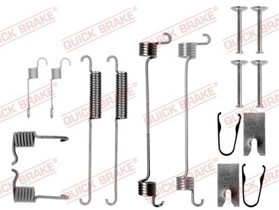 Accessory Kit, brake shoes QUICK BRAKE 105-0749