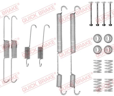 QUICK BRAKE 105-0753 Accessory Kit, brake shoes