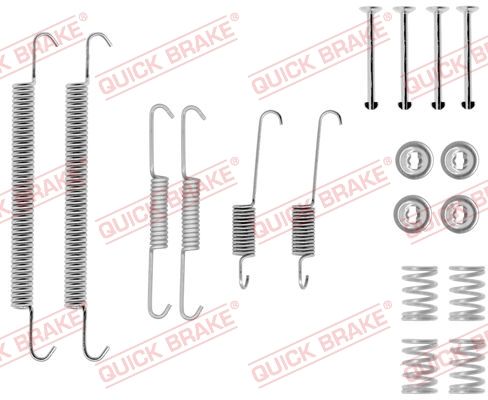 QUICK BRAKE 105-0757 Accessory Kit, brake shoes