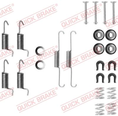 Accessory Kit, parking brake shoes QUICK BRAKE 105-0788