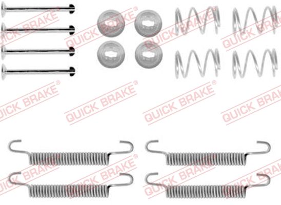 QUICK BRAKE 105-0791 Accessory Kit, parking brake shoes