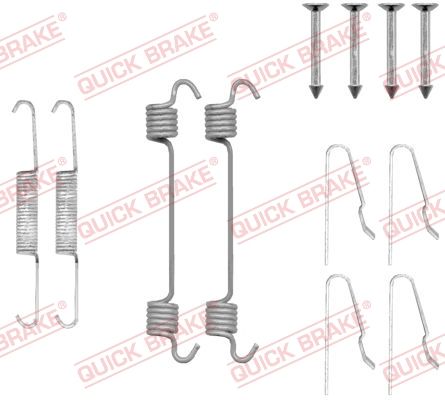 QUICK BRAKE 105-0808 Accessory Kit, parking brake shoes