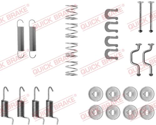 QUICK BRAKE 105-0810 Accessory Kit, parking brake shoes