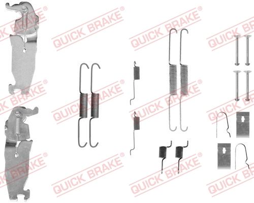 QUICK BRAKE 105-0811S Accessory Kit, brake shoes