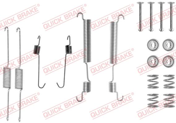 QUICK BRAKE 105-0822 Accessory Kit, brake shoes
