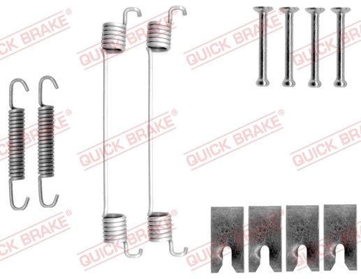 QUICK BRAKE 105-0827 Accessory Kit, brake shoes