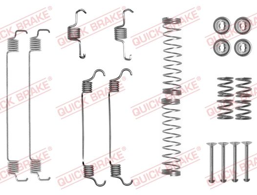 QUICK BRAKE 105-0835 Accessory Kit, brake shoes
