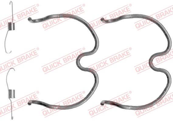 QUICK BRAKE 105-0837 Accessory Kit, brake shoes