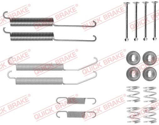 QUICK BRAKE 105-0845 Accessory Kit, brake shoes