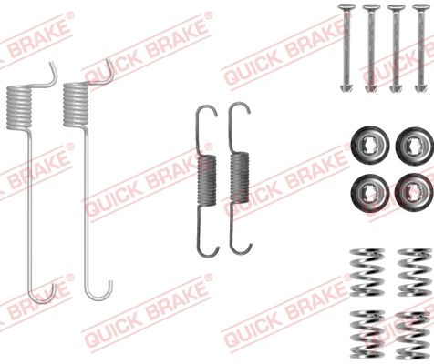 QUICK BRAKE 105-0848 Accessory Kit, parking brake shoes