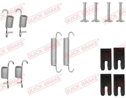 QUICK BRAKE 105-0850 Accessory Kit, parking brake shoes