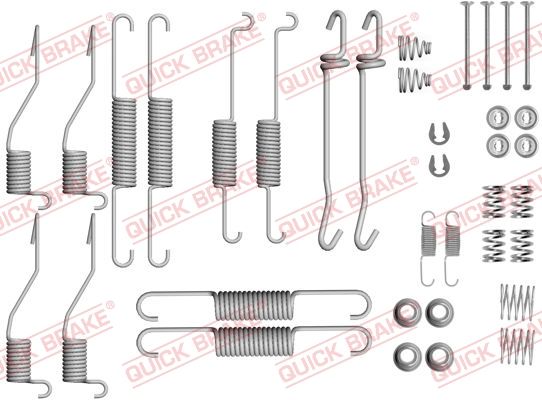 QUICK BRAKE 105-0852 Accessory Kit, brake shoes