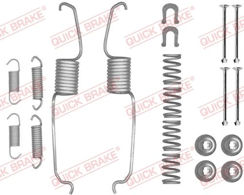 QUICK BRAKE 105-0853 Accessory Kit, brake shoes