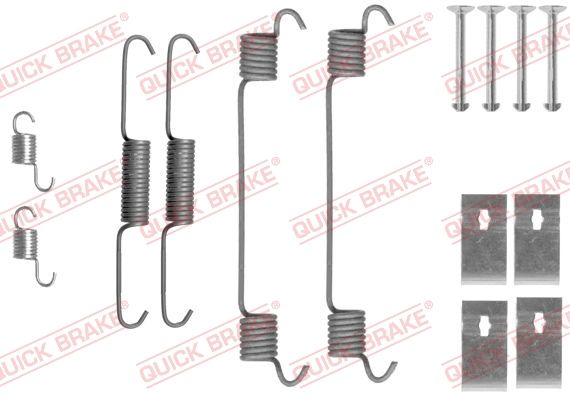 QUICK BRAKE 105-0860 Accessory Kit, brake shoes