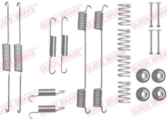 QUICK BRAKE 105-0861 Accessory Kit, brake shoes