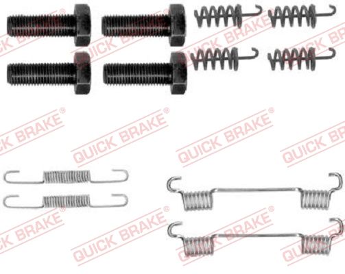 QUICK BRAKE 105-0865 Accessory Kit, parking brake shoes