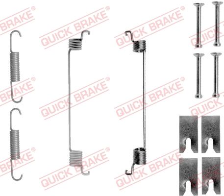 QUICK BRAKE 105-0866 Accessory Kit, brake shoes