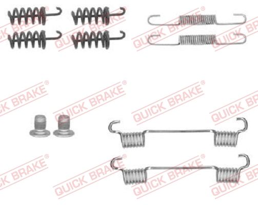 QUICK BRAKE 105-0874 Accessory Kit, parking brake shoes