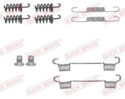 Accessory Kit, parking brake shoes QUICK BRAKE 105-0874