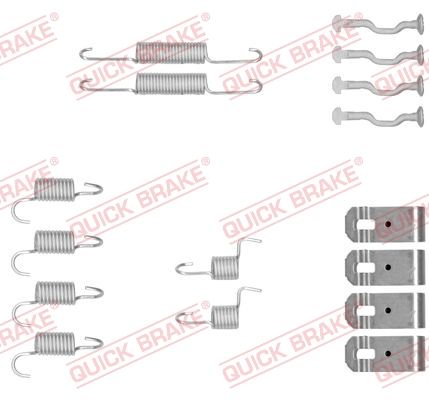 QUICK BRAKE 105-0876 Accessory Kit, parking brake shoes