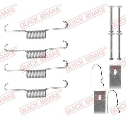 QUICK BRAKE 105-0884 Accessory Kit, parking brake shoes