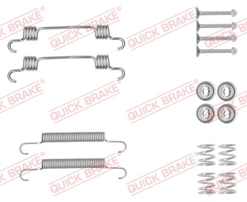 QUICK BRAKE 105-0887 Accessory Kit, parking brake shoes