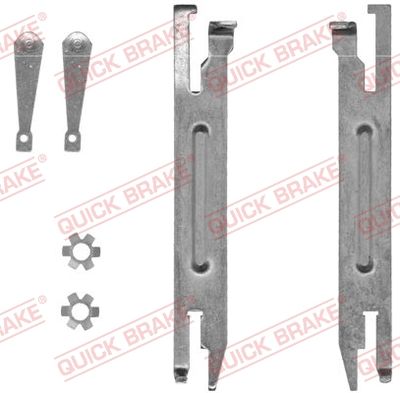 Adjuster Set, drum brake QUICK BRAKE 105 53 004