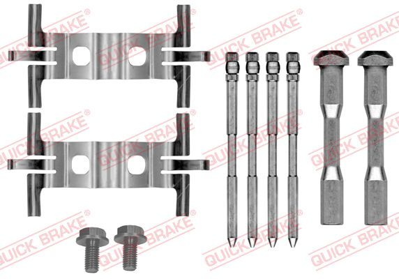 QUICK BRAKE 109-0190 Accessory Kit, disc brake pad