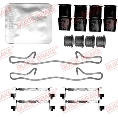 Accessory Kit, disc brake pad QUICK BRAKE 109-0197