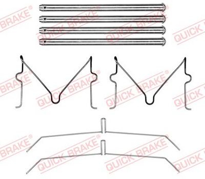 Accessory Kit, disc brake pad QUICK BRAKE 109-0199