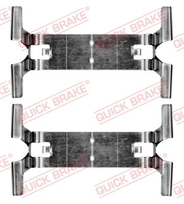 Accessory Kit, disc brake pad QUICK BRAKE 109-0204