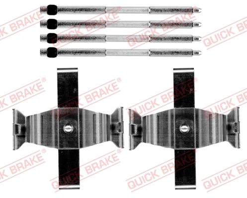 QUICK BRAKE 109-0205 Accessory Kit, disc brake pad