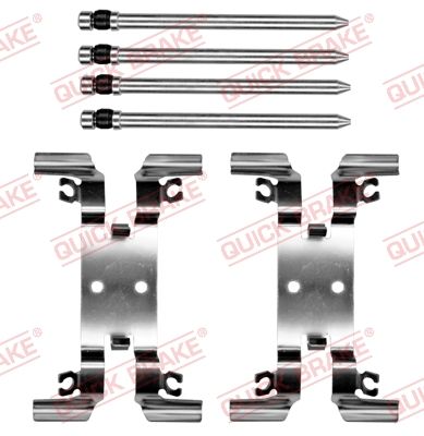 QUICK BRAKE 109-0206 Accessory Kit, disc brake pad