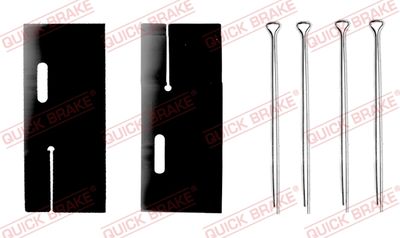 Accessory Kit, disc brake pad QUICK BRAKE 109-0908