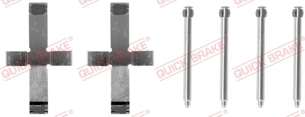 QUICK BRAKE 109-0911 Accessory Kit, disc brake pad