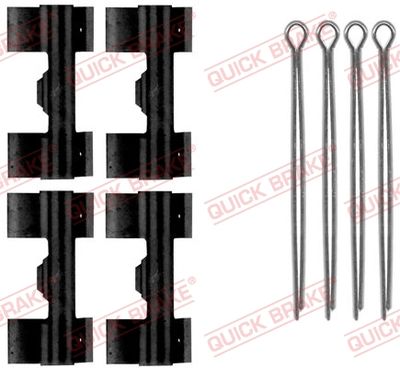Accessory Kit, disc brake pad QUICK BRAKE 109-0952