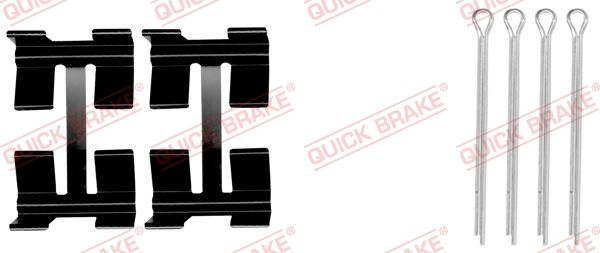 QUICK BRAKE 109-0972 Accessory Kit, disc brake pad