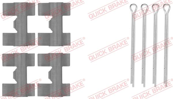 QUICK BRAKE 109-0981 Accessory Kit, disc brake pad