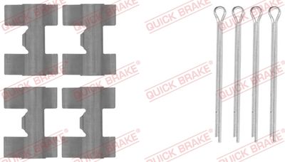 Accessory Kit, disc brake pad QUICK BRAKE 109-0981