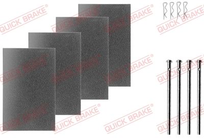 Accessory Kit, disc brake pad QUICK BRAKE 109-0983R