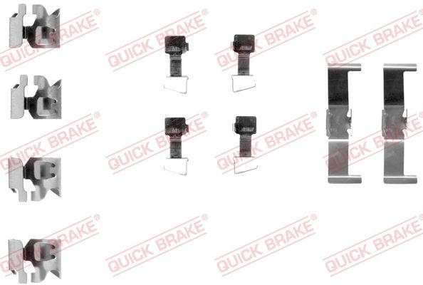 QUICK BRAKE 109-1034 Accessory Kit, disc brake pad