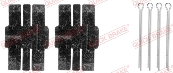 QUICK BRAKE 109-1036 Accessory Kit, disc brake pad