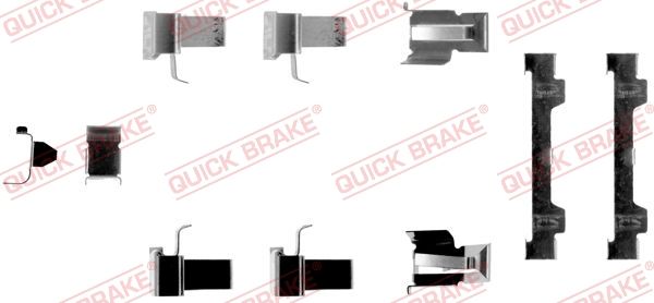 QUICK BRAKE 109-1058 Accessory Kit, disc brake pad