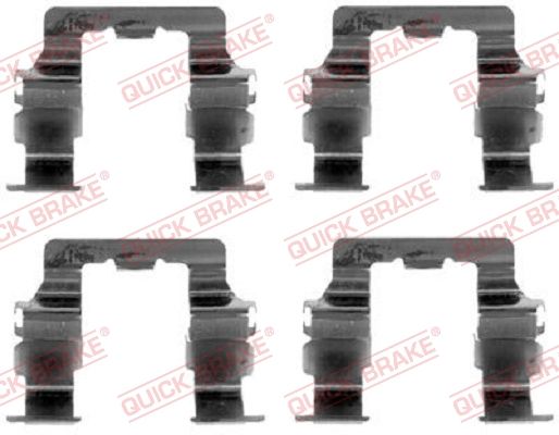 QUICK BRAKE 109-1082 Accessory Kit, disc brake pad